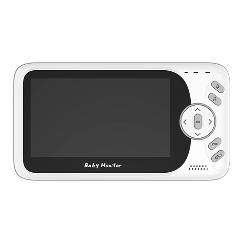 Camara Monitor de Vídeo Para Bebés, Portatil Con Musica-4