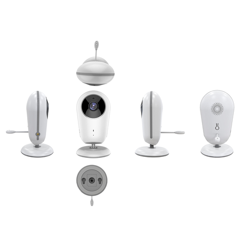 Camara Monitor de Vídeo Para Bebés, Portatil Con Musica-6