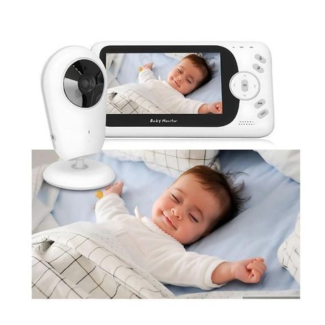 Camara Monitor de Vídeo Para Bebés, Portatil Con Musica-7