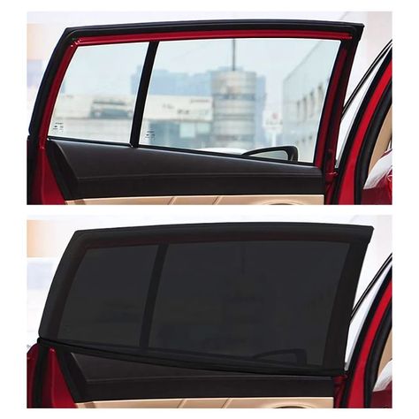Set de 4 Mosquiteros Para Ventanas de Autos-2