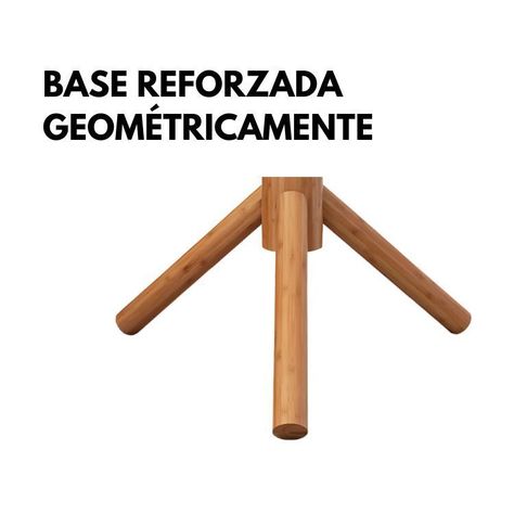 Perchero De Pie Colgador Simple De Madera Organizador 175x45-3
