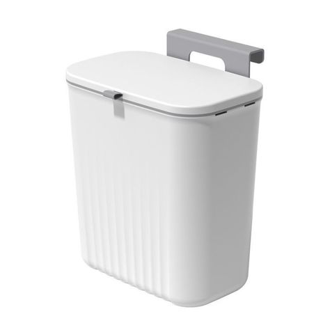 Papelera De Cocina Plástico 9 Litros Basurero Para Baño-0