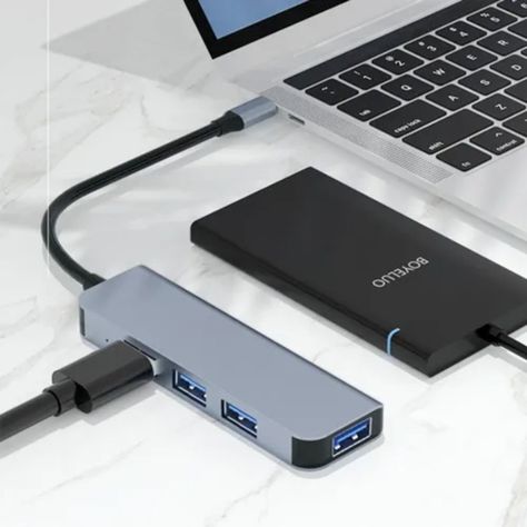 Expansión Adaptador Cable Tipo C Cargador Usb 4 Puertos-2
