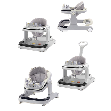Andador Plegable Con Pedal Musical Luces Y Mesita Comedor-1