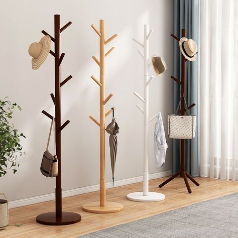 Perchero Madera 8 Ganchos Para Ropa y Abrigos-3