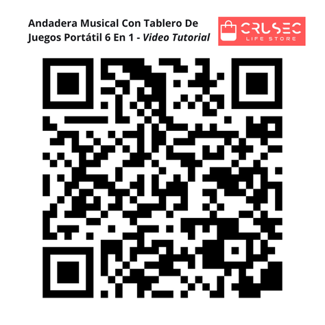 Andadera Musical Con Tablero De Juegos Portátil 6 -7