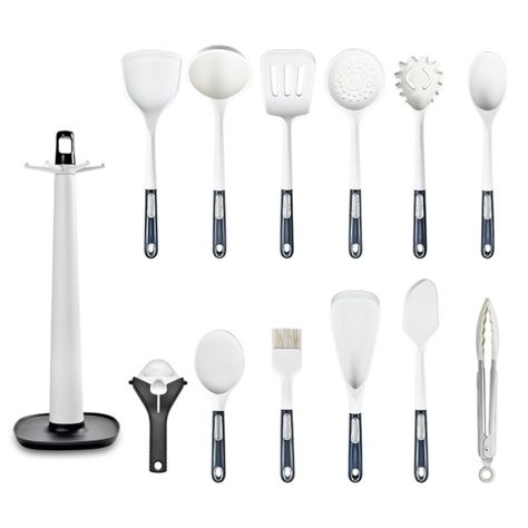 Set Utensilios 13 Piezas Silicona Antiadherente Cucharones-1