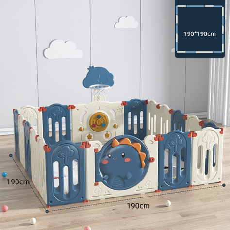 Corral De Juegos Infantil Dinosaurio Plegable 190cm X 190cm-1