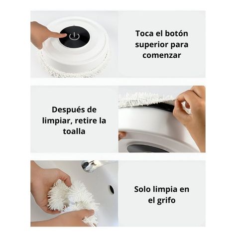 Robot Limpiador Mopa Automático Trapeadora Smart Elegante-2