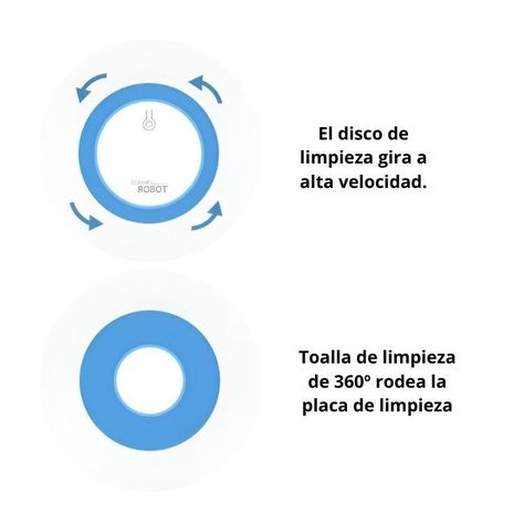 Robot Limpiador Mopa Automático Trapeadora Smart Elegante-3