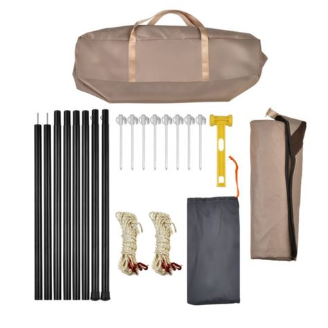 Techo Acampar Carpa Toldo Impermeable Tienda Parasol-3