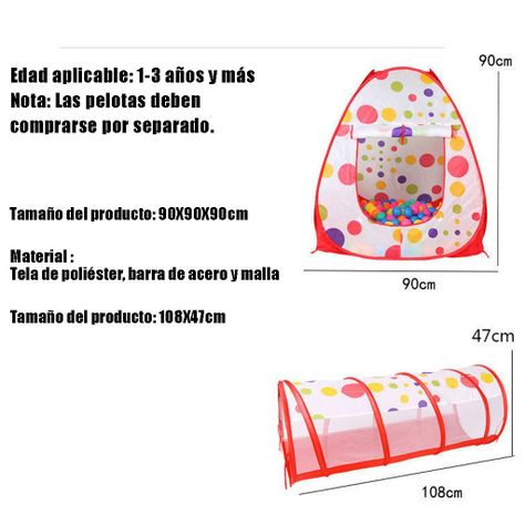 Miniparque Infantil, Túnel de Gateo y Piscina de Pelotas-3