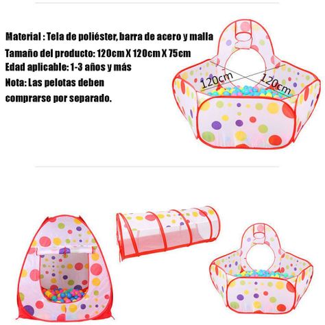 Miniparque Infantil, Túnel de Gateo y Piscina de Pelotas-4