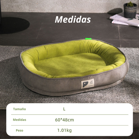 Cama Para Mascotas Bordes Acolchados Tamaño Mediano L-5