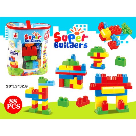 Bloks Juego De Construcción Multicolor 88 Piezas Deluxe-1