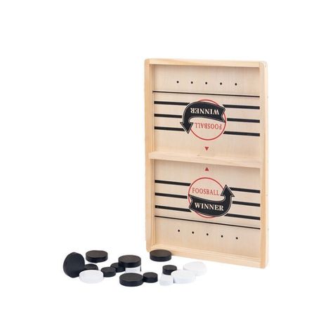 Juego De Hockey De Mesa Tablero De Madera Didactico-1