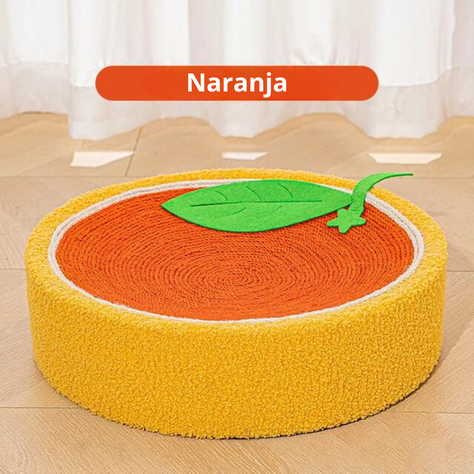 Rascador De Cama Con Forma Redonda De Sisal De Frutas-4