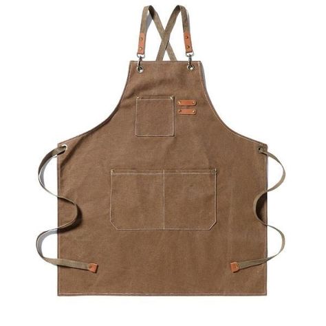 Delantal Pechera Unisex Multiuso Hogar Trabajo Parrilla-0
