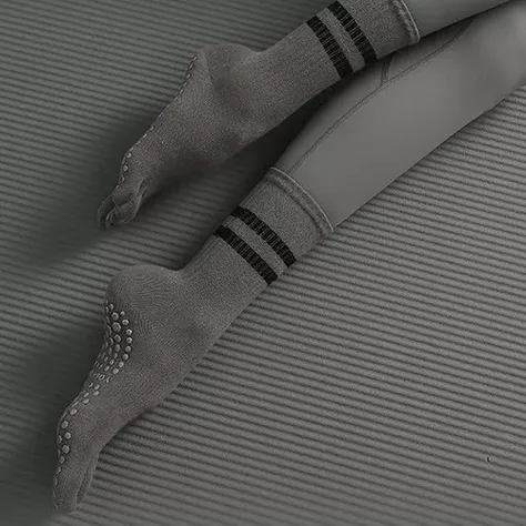 Calcetines Térmicos Con Dedos Antideslizantes Yoga Deporte-4