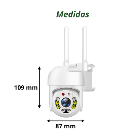 Camara Ptz Seguridad Smart Hd Wi-fi 360 Exterior Interior-3