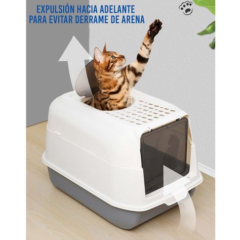 Caja Arenero Cerrado Antisalpicaduras Sanitaria Pa-1