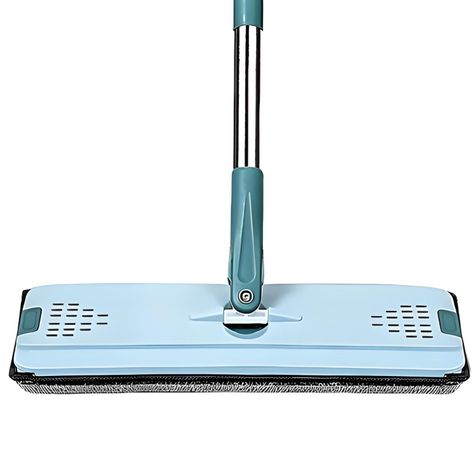 Trapeador Escurridor Mopa Rotativa Gris Con Repuesto-2