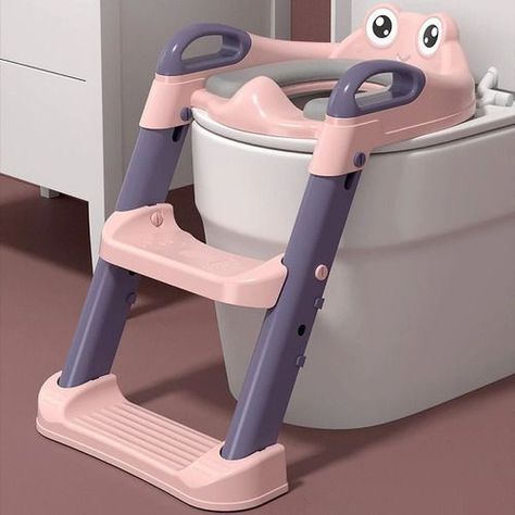 Asientos Adaptador Escalera De Inodoro Baño Wc Para Niñas-1