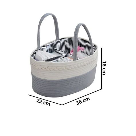 Cesto Organizador Hogar o Picnic Familiar Tejido-1