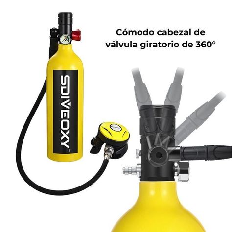 Kit Buceo Tanque de Oxígeno Natación, Deportes Acuaticos-1