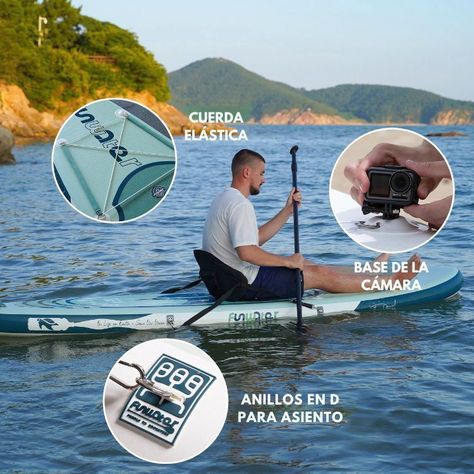 Tabla SUP Inflable Multiuso Con Remo Stand-up Paddle-5