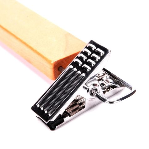 Pack 10 Colgador De Ropa De Madera Pinzas Ajustables Lavandería-2