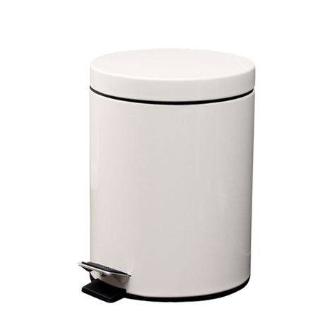 Papelera 8 Litros Elegante Con Pedal Basurero Oficina Baño-1