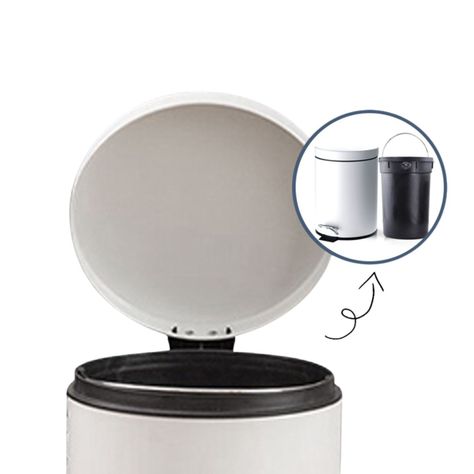 Papelera 8 Litros Elegante Con Pedal Basurero Oficina Baño-5