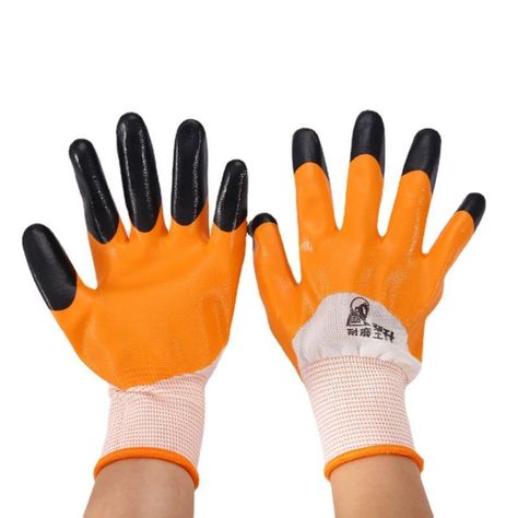 Pack x12 Guantes de Goma Antideslizantes Jardin Limpieza y mas-0