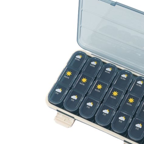 Organizador De Pastillas Portátil Pastillero Semanal-3