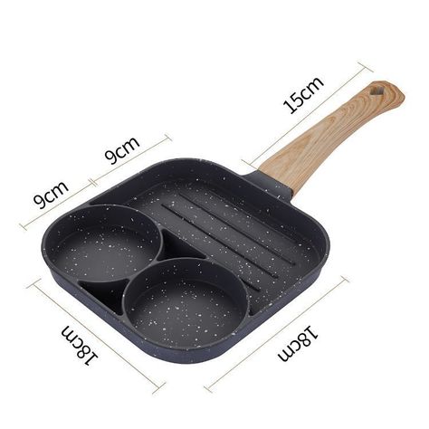 Sartén Antiadherente Comidas Variadas 3 y 4 Espacios-2