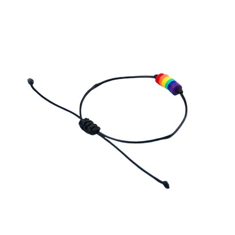 Pulsera Arcoíris Unisex Brazalete De Cuerda Bandera-1