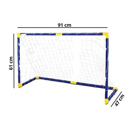 Set Arcos Juego Mini Futbol Para Niños Aire Libre-3