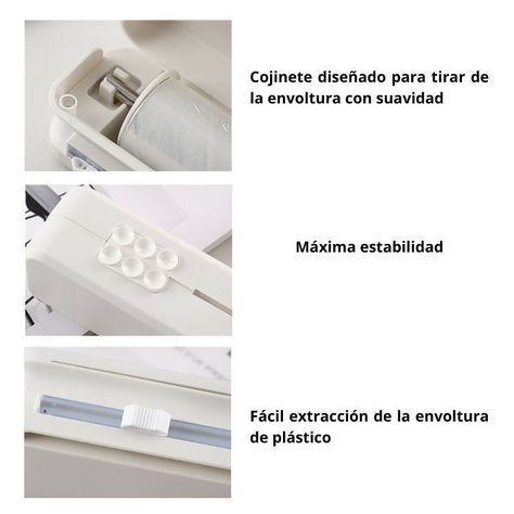 Máquina Dispensadora De Film Envoltura Plastico Para Comida-4