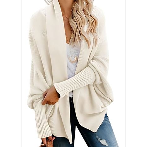 Sweater De Dama Chaleco Abrigo Mujer - Beige-0