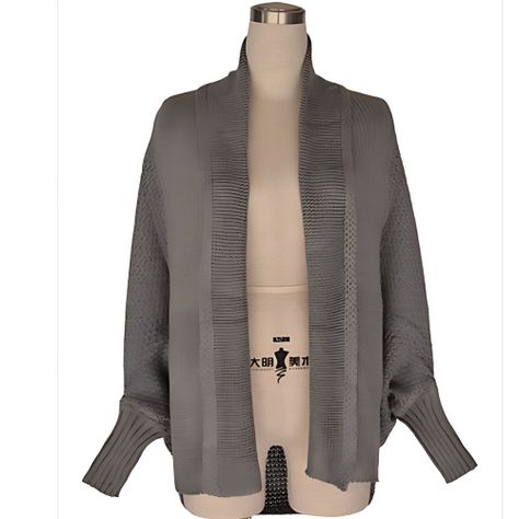 Sweater De Dama Chaleco Abrigo Mujer - Beige-2