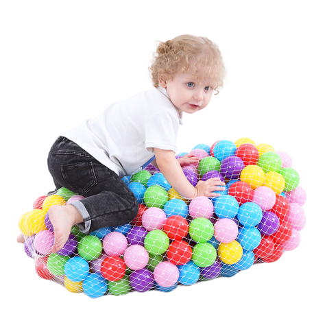 Pack 200 Pelotas Plásticas Para Piscina 5.5 Cm-0