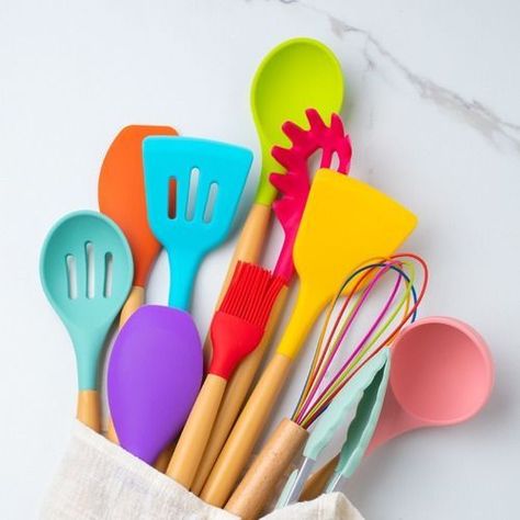 Set 11 Utensilios De Cocina Antiadherentes De Silicona-2