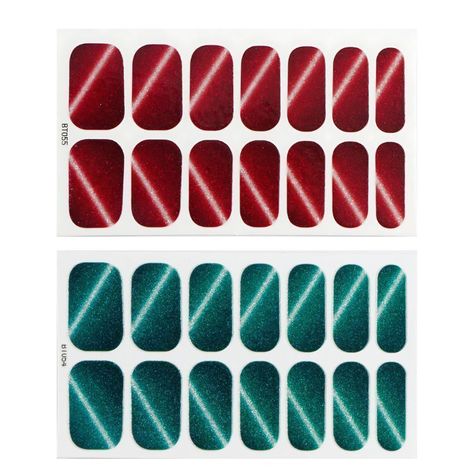 Set 10 Láminas Gel Esmalte Uñas Manicure Pintura Variados-5
