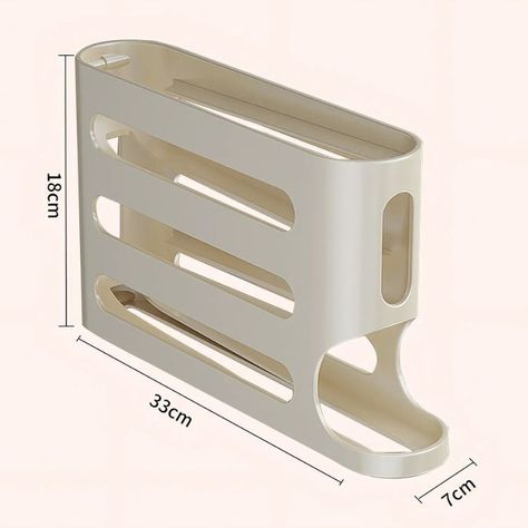 Pack 2 Soporte De Huevos 4 Niveles Deslizante-3