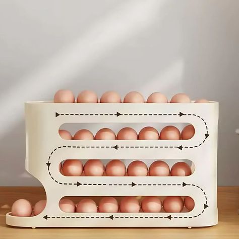 Pack 2 Soporte De Huevos 4 Niveles Deslizante-4