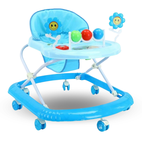 Andador Plegable Flores Con Musica Bebes Portable -4