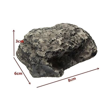 Caja Escondite De Llaves Seguro Camuflaje Forma De Piedra-2