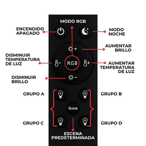 Lampara LED RGB De Techo 24w Moderna - WIFI + control-5