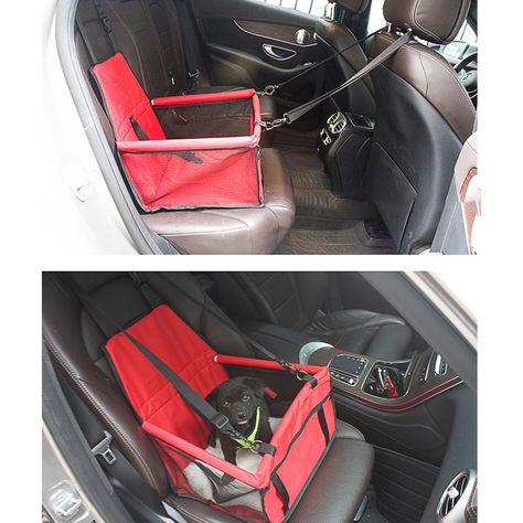 Asiento Portatil De Viajes Auto para Mascotas Perro Gato-4